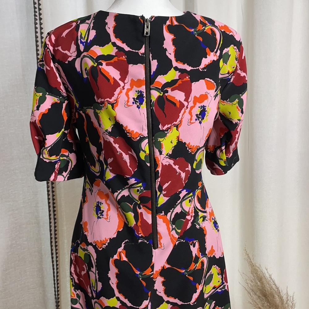 Zara Floral 70s Style Dress Halloween - Picture 8 of 9